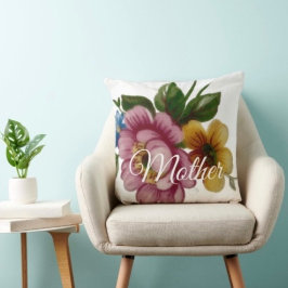 Tea Cup Floral Bouquet Kussen