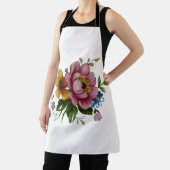 Tea Cup Floral Bouquet  Schort (Insitu)