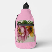 Tea Cup Floral Bouquet Sling Bag (Voorkant)
