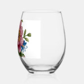 Tea Cup Floral Bouquet Wijnglas Zonder Voet (Links)
