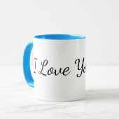 Tea Cup I Love You ❤️ Mok (Voorkant links)