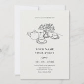 Tea cup kaart (Voorkant)