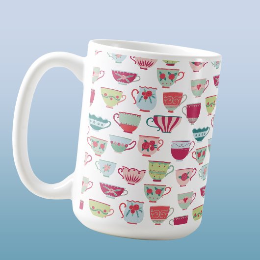Tea Cup Pattern Koffiemok