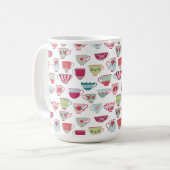 Tea Cup Pattern Koffiemok (Voorkant links)