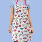 Tea Cup Pattern Schort