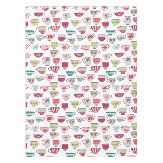 Tea Cup Pattern Tafelkleed (Voorkant)