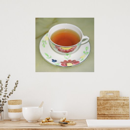 Tea cup poster (Keuken)