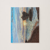 Tea Cup Rock Puzzle met Gift Box Legpuzzel (Verticaal)