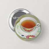 Tea cup ronde button 5,7 cm (Voorkant /achterkant)