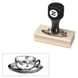 Tea Cup Rubber Stamp Rubberstempel