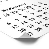 Tea Cup & Saucer Wall Agenda 2015 Poster (Hoek)