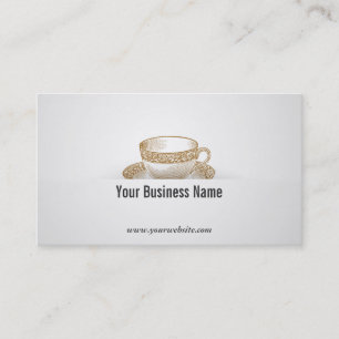 Tea Cup Schone Visitekaartje