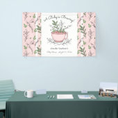 Tea Cup Tea Party Baby shower Banner (Beurs)