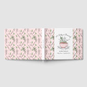 Tea Cup Tea Party Baby shower Guest Book Gastenboek (Volledig)