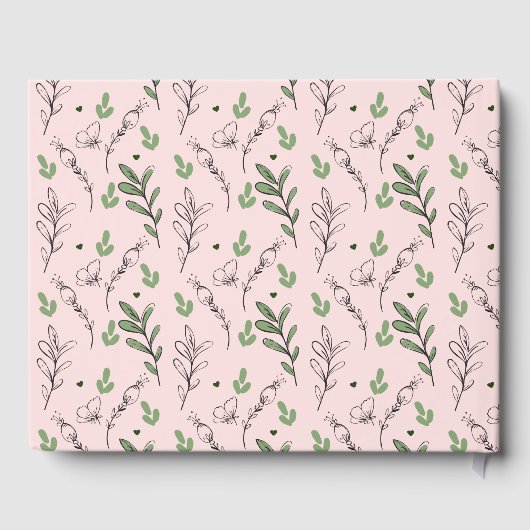 Tea Cup Tea Party Baby shower Guest Book Gastenboek (Achterkant)