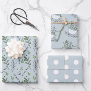 Tea Cup Tea Party Baby shower Inpakpapier Vel