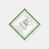 Tea Cup Tea Party Baby shower Napkins Servet (Hoek)