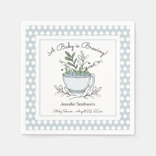 Tea Cup Tea Party Baby shower Napkins Servet