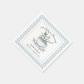 Tea Cup Tea Party Baby shower Napkins Servet (Hoek)
