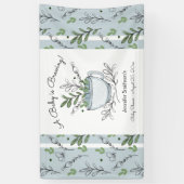 Tea Cup Tea Party Baby shower Spandoek (Verticaal)