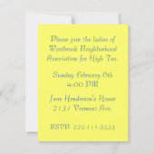 Tea Cup Uitnodiging (Achterkant)