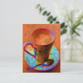 Tea Cup Uitnodiging (Staand voorkant)
