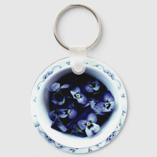 Tea Cup Violet Sleutelhanger