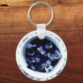 Tea Cup Violet Sleutelhanger (Voorkant)