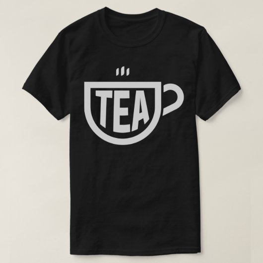 Tea Cup voor Tea Lovers T-shirt (Design voorkant)