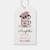 Tea Cup Vrijgezellenfeest Gift Labels Cadeaulabel (Voorkant)