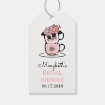Tea Cup Vrijgezellenfeest Gift Labels