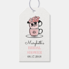 Tea Cup Vrijgezellenfeest Gift Labels Cadeaulabel