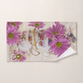 Tea Cups en Daisies Bad Handdoek (Handdoek)
