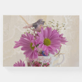 Tea Cups en Daisies Gastenboek