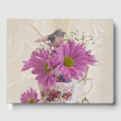 Tea Cups en Daisies Gastenboek (Voorkant)