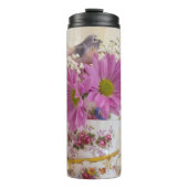 Tea Cups en Daisies Thermosbeker (Voorkant)