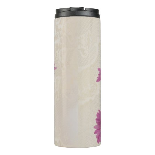 Tea Cups en Daisies Thermosbeker (Achterkant)