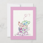 Tea Cups Greeting Card Notitiekaartje (Voorkant)