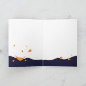 Tea cups Herfst Whimsical Feestdagen Kaart (Binnen)