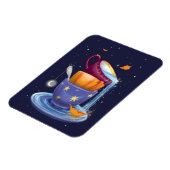 Tea cups Herfst Whimsical Magnet Magneet (Linkerzijde)