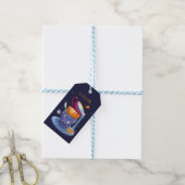 Tea cups Herfst Whimsical Tea Party Cadeaulabel (Met Touw)