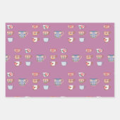 Tea Cups Inpakpapier Vel (Voorkant 2)