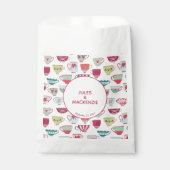 Tea Cups Modern  Bedankzakje (Voorkant)