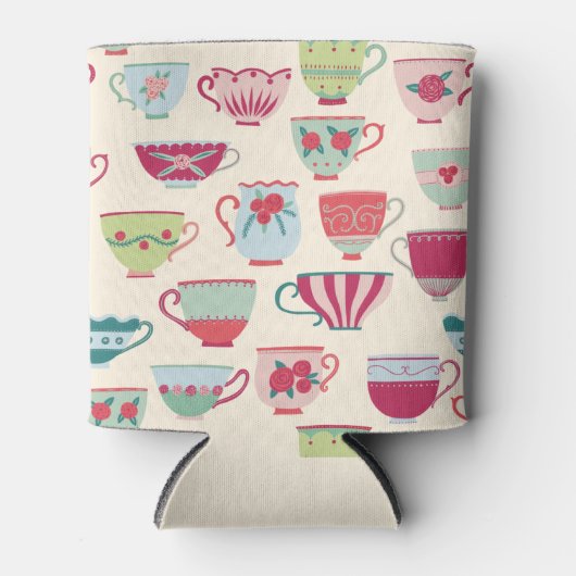 Tea Cups Modern  Blikjeskoeler (Voorkant)