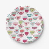 Tea Cups Modern  Bord papier (Voorkant)