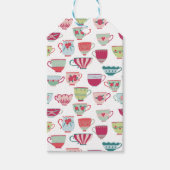 Tea Cups Modern Cadeaulabel (Voorkant)