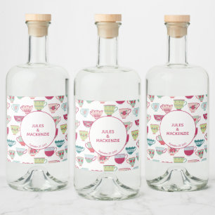 Tea Cups Modern Likeurfles Etiket