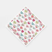 Tea Cups Modern Napkin Servet (Hoek)