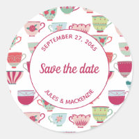 Tea Cups Modern sparen de Datum