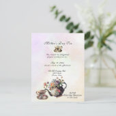 Tea Cups, Moederdag Vrijgezellenfeest Kaart (Staand voorkant)